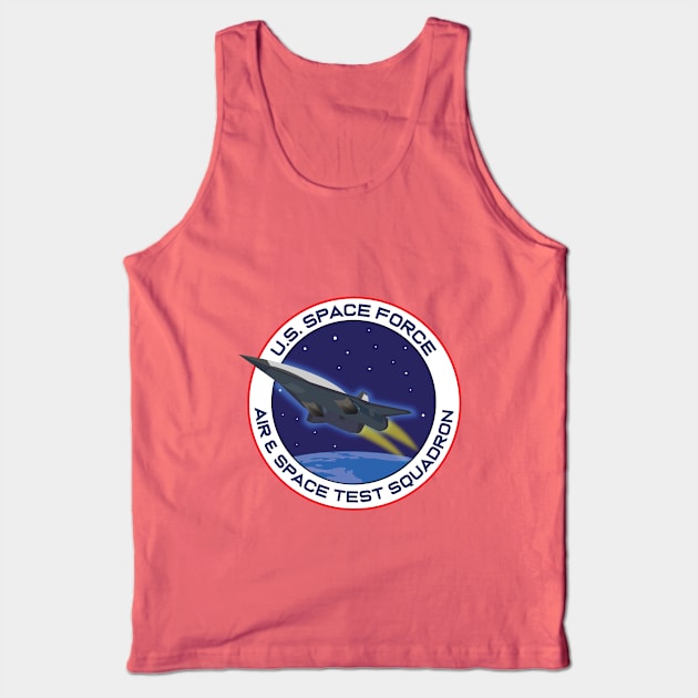 U.S. Space Force Air & Space Test Squadron! Tank Top by SpaceForceOutfitters